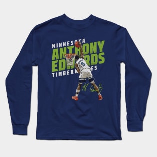 Anthony Edwards Minnesota Slant Long Sleeve T-Shirt